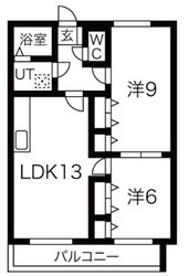 大岡駅 徒歩19分 3階の物件間取画像